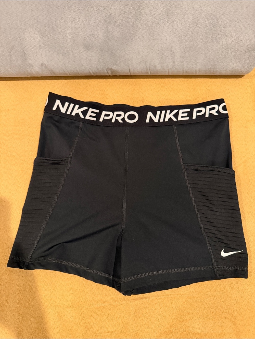 Nike Pro Black Women's Training Shorts with Pocket Panels